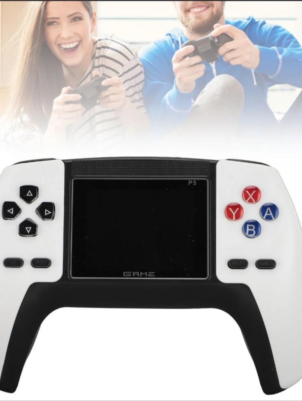 P5 ControllerView Retro Console Handheld - White